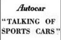 Talking of Sports Cars: Woolf Barnato