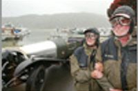 Classic racing cars turn heads