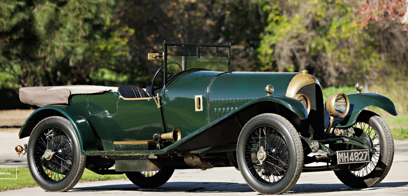 1924 Bentley 3 Litre SP 4-seater