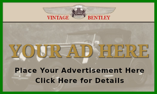Advertise on the Vintage Bentley Register – Reach dedicated Vintage Bentley owners