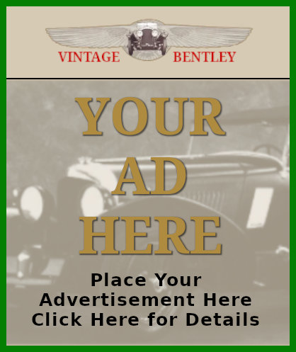 Advertise on the Vintage Bentley Register – Reach dedicated Vintage Bentley owners